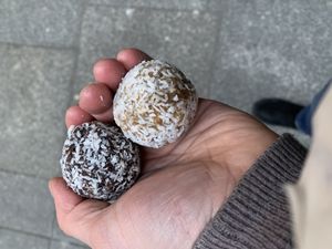 Energy balls at V Temple Bar in Dublin