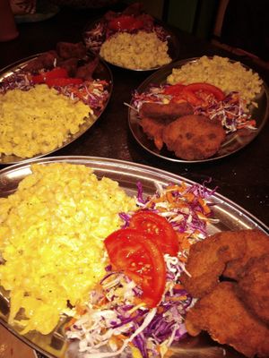 Bavarian "Kaesspatzen" 💯🙏😇 at Roots Foods and Culture in Athens