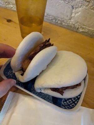 Vegan bao at Ramen Ishida in New York City