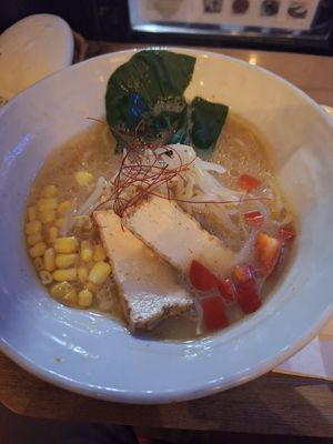 Vegan miso ramen at Ramen Ishida in New York City