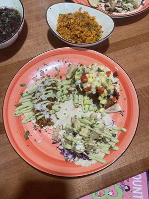 Cauliflower tacos. Quinoa tacos. Jack fruit tacos.   at Vivir in Findlay