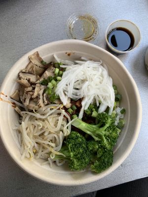 vegan steak rice bowl  at K Fresh in Everett