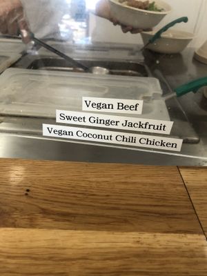 Vegan meat options at K Fresh in Everett