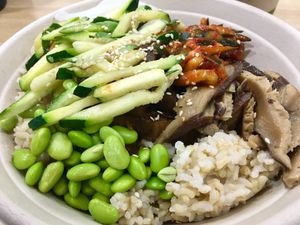 Bibimbap bowl to go at K Fresh in Everett