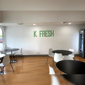 Inside building at K Fresh in Everett