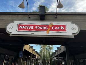 From parking lot...  at Native Foods in Palm Springs