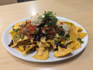 nachos   at Native Foods in Palm Springs