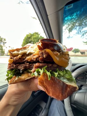 Poppin’ Jalapeño Burger  at Native Foods in Palm Springs