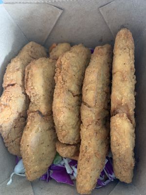 Fake chicken wings  at Native Foods in Palm Springs