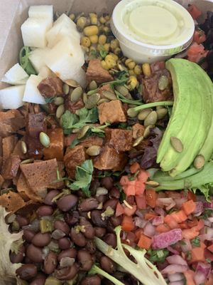 BBQ Salad  at Native Foods in Palm Springs