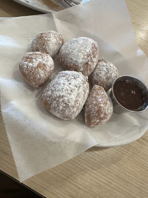 Fresh Beignets at Native Foods in Palm Springs