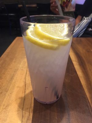 Lavender Lemonade  at Native Foods in Palm Springs