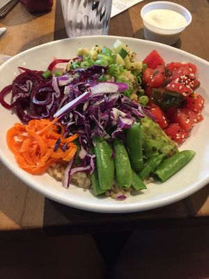 Poke Bowl at Native Foods in Palm Springs