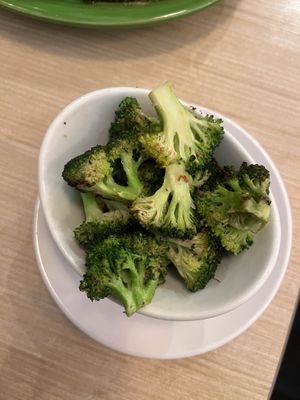 Lemongrass brocolli  at Native Foods in Palm Springs