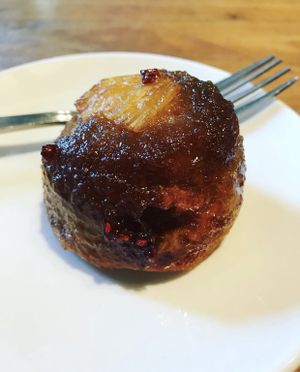 Pineapple Upside-down Cake  at Native Foods in Palm Springs