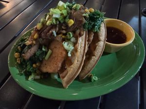 Chicken & Waffles at Native Foods in Palm Springs