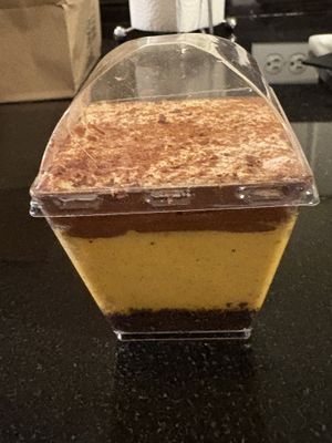 Pumpkin cheesecake parfait   at Native Foods in Palm Springs