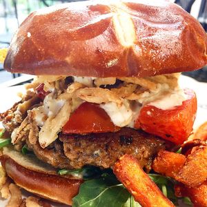 Bistro Burger at Native Foods in Palm Springs