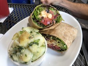 Twister Wrap at Native Foods in Palm Springs