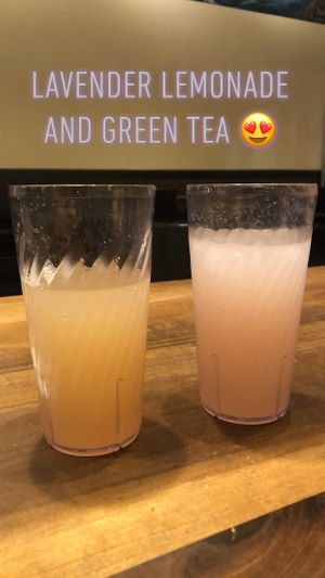 Best drink options! I hope they never change! Never had better lavender lemonade in my life! So perfect! 😍👌🏻💘 at Native Foods in Palm Springs