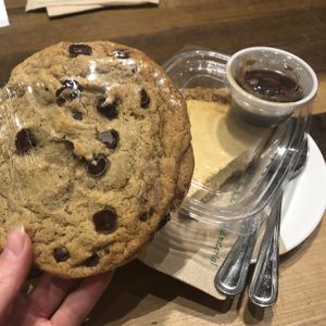 Chocolate chip cookie was yummy!  at Native Foods in Palm Springs