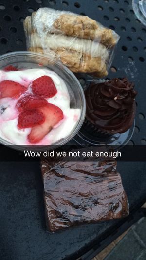 So many dessert options! at Native Foods in Palm Springs