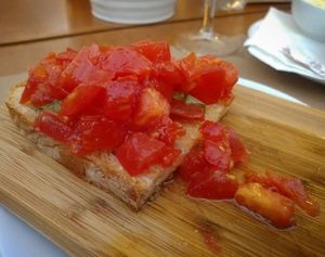 Bruschetta ^^ at Botega Italiana in Cabanas