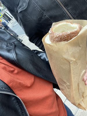   at Kurtoskalacs The Chimney Cake Shop in Budapest