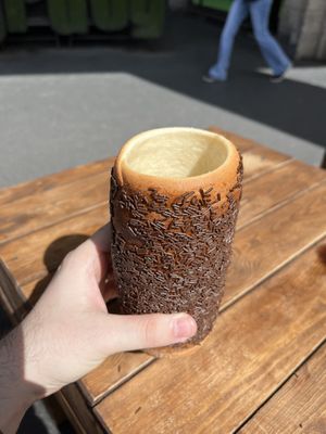   at Kurtoskalacs The Chimney Cake Shop in Budapest