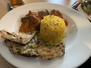 Chef’s jackfruit curry  at The Arisaig Hotel in Arisaig