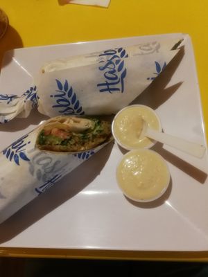 Felafel at Hasbi in San Andres