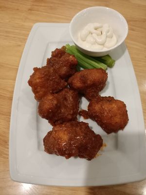 Cauliflower wings at Loving Vegan in Da Nang