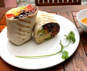 Burrito at Loving Vegan in Da Nang