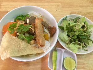 My Quang at Loving Vegan in Da Nang