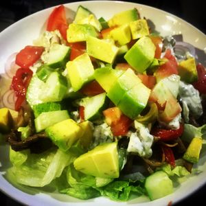 Gyro Salad at Loving Vegan in Da Nang