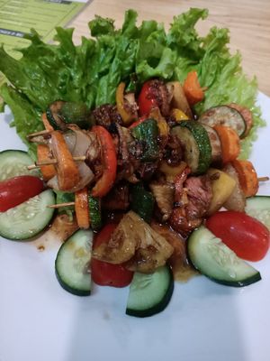 Skewers at Loving Vegan in Da Nang