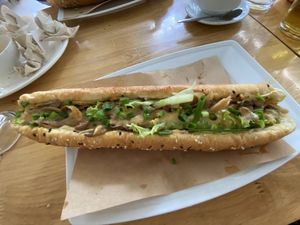 Philly steak  at Loving Vegan in Da Nang