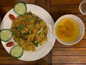 Fried rice at Loving Vegan in Da Nang