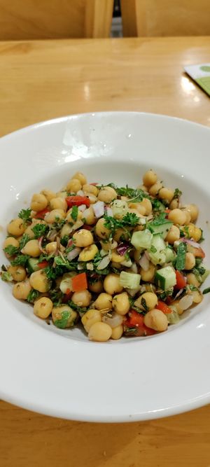 Chickpea salad at Loving Vegan in Da Nang