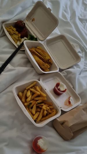 Philly cheese steak, fries, mixed plate  #Veganuary at Loving Vegan in Da Nang