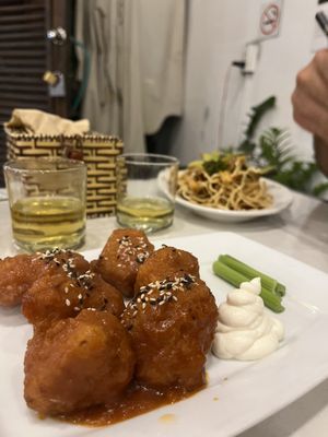 BBQ Tempura Cauliflower   at Loving Vegan in Da Nang