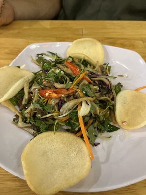 Oyster Mushrooms Salad   at Loving Vegan in Da Nang