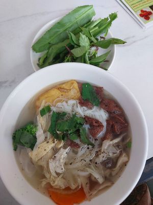 Pho at Loving Vegan in Da Nang