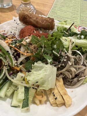 Loving vegan noodles   at Loving Vegan in Da Nang