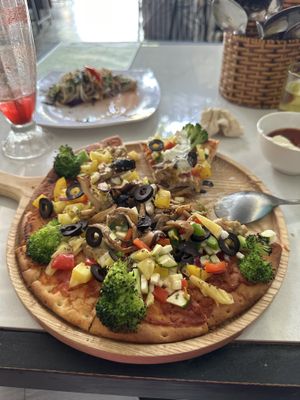 Veggie Pizza  at Loving Vegan in Da Nang