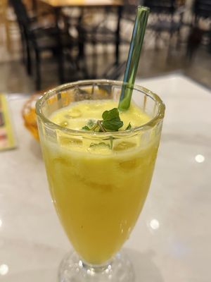 Pineapple mint juice (30.000 VND)  at Loving Vegan in Da Nang
