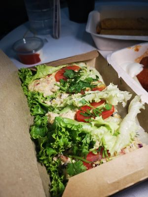 Chickpea salad at Loving Vegan in Da Nang