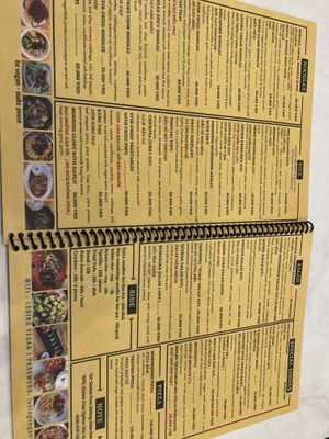 2 of 4 pages of menu!   at Loving Vegan in Da Nang