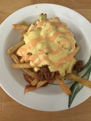 Cheese fries   at Loving Vegan in Da Nang