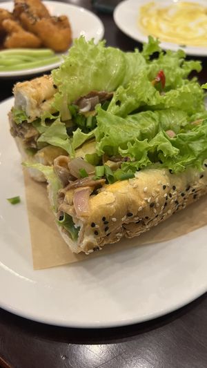 Banh mi philly  at Loving Vegan in Da Nang